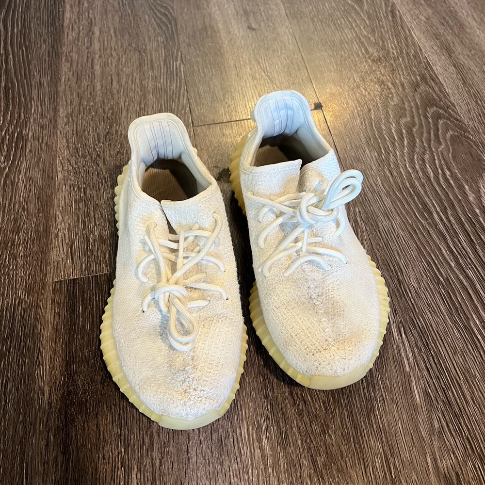 Yeezy Boost white sneakers
